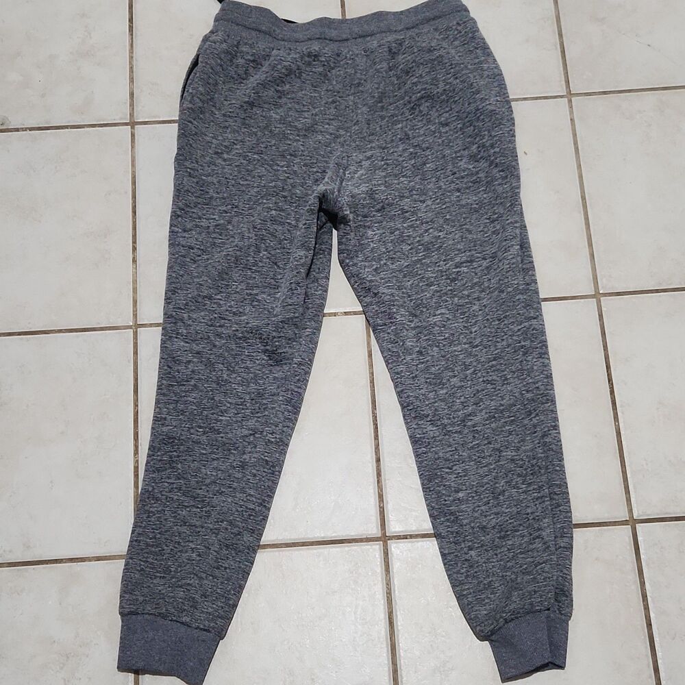 Machine Gray Fleece Jogger Sweatpants Mens M Drawstring Elastic Waist Pockets - Picture 6 of 6